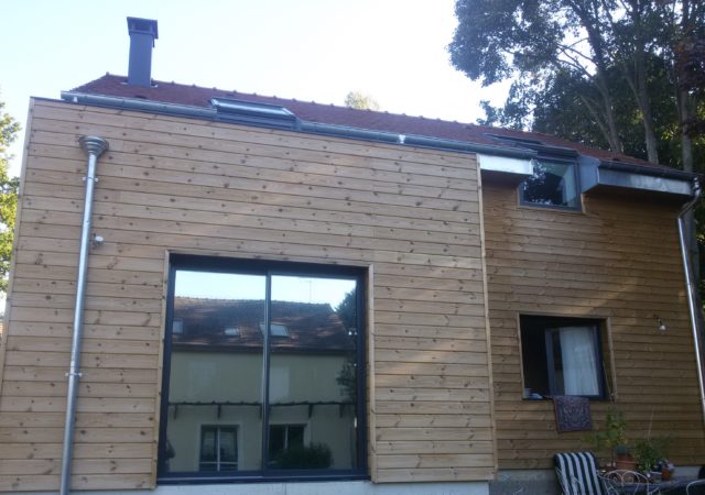 Maison en ossature bois à Osny en Ile de France