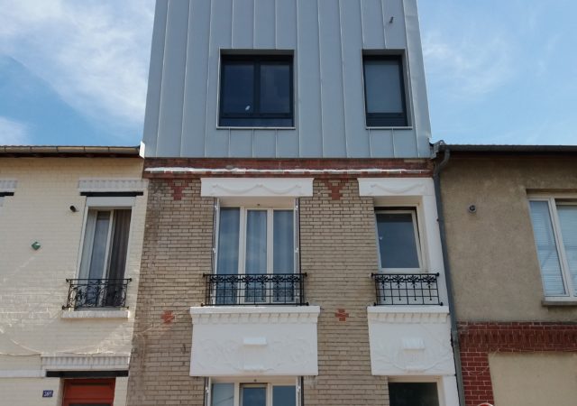 Surélévation avec terrasse accessible à Montreuil en Seine St Denis